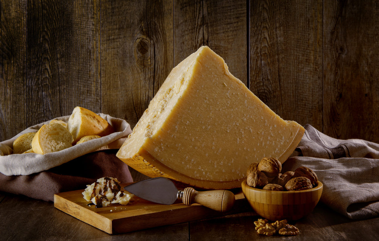 Queso parmigiano cetosis